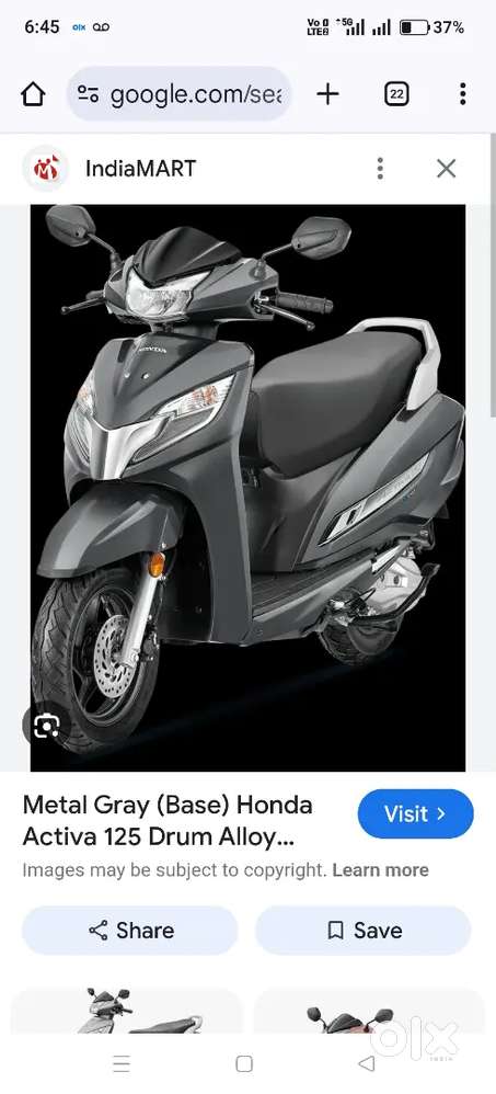 Activa 125 alloy wheels