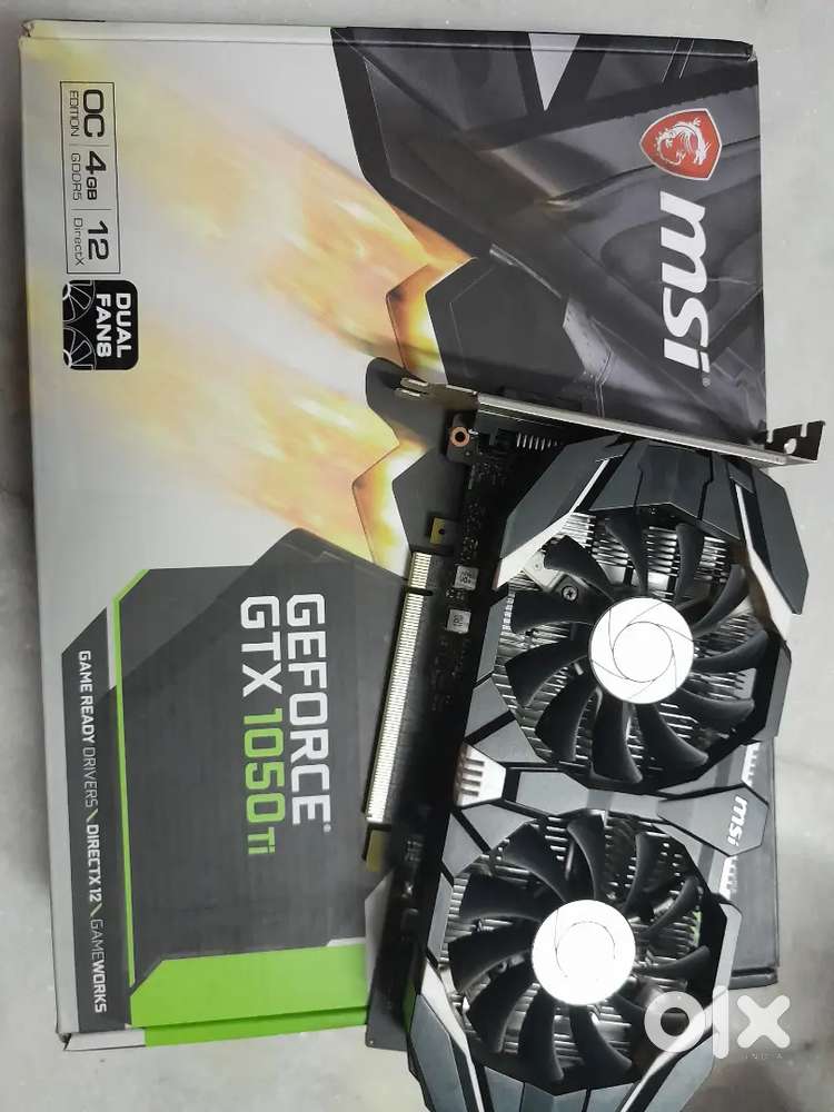 MSI GTX 1050Ti OCV1 4GB Graphics Card