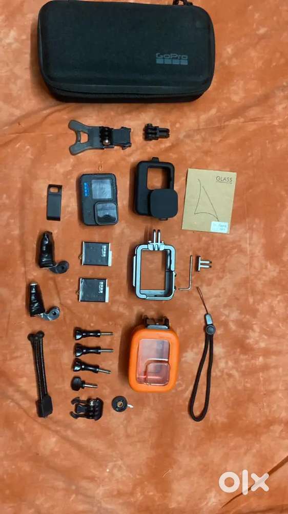 GO PRO HERO 12 BLACK WITH ALL SPORTS ACCESSORIES IN JUST 26500/-