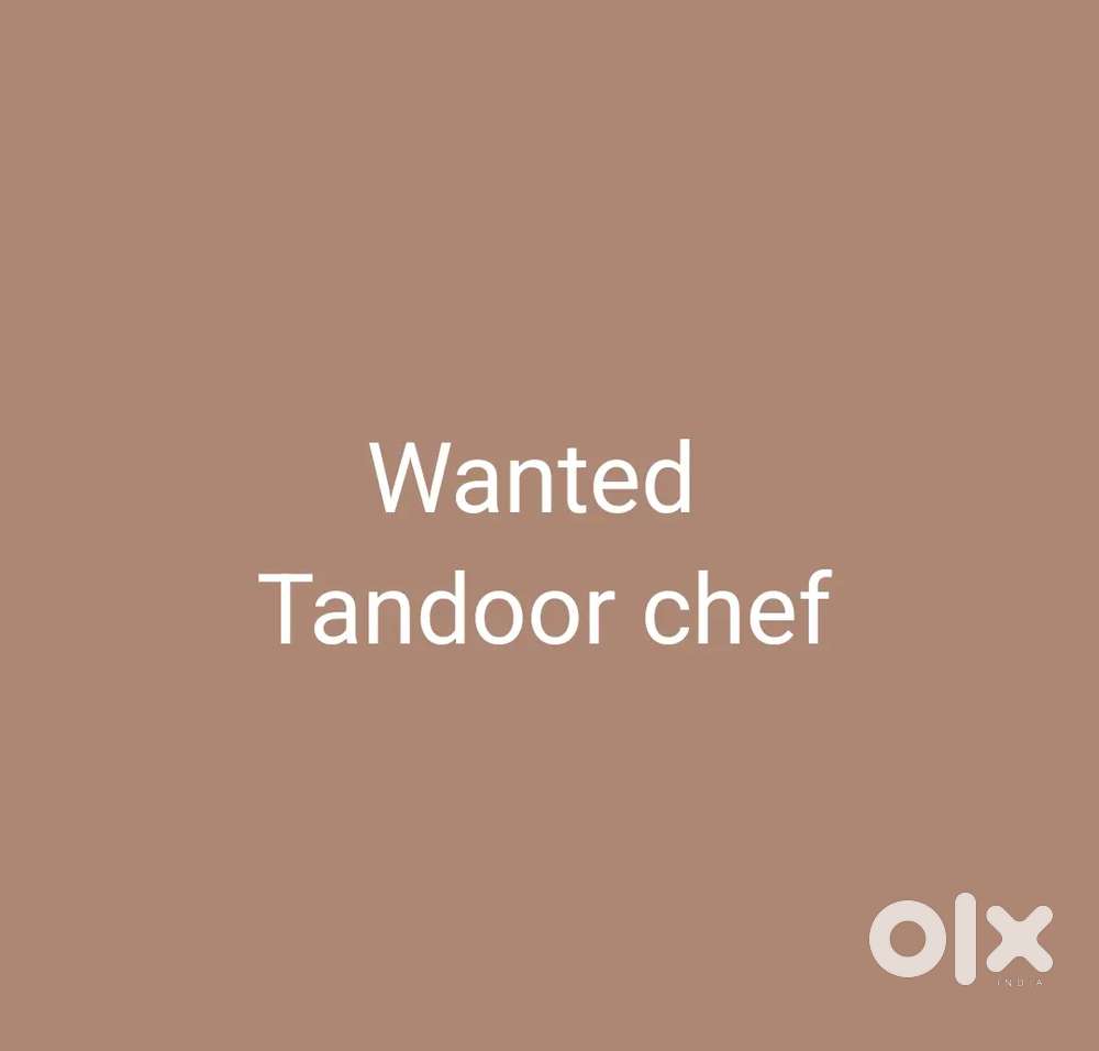 Tandoori Chef Required