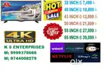 32 INCH SMART LED TV @ 7,499 /-