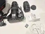 DSLR Camera model -Canon 600D  lens (1)75-300mm (2)18-55mm