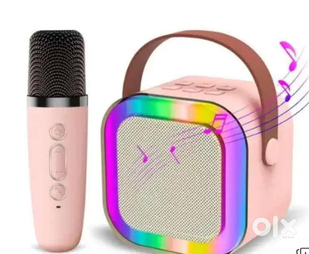K12 wireless karaoke mic with speaker