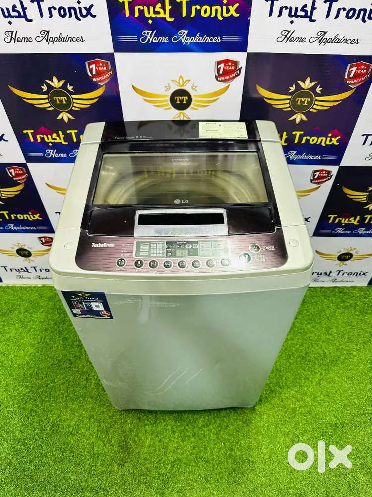 Fuzzy logic 6.5kg LG top load washing machine