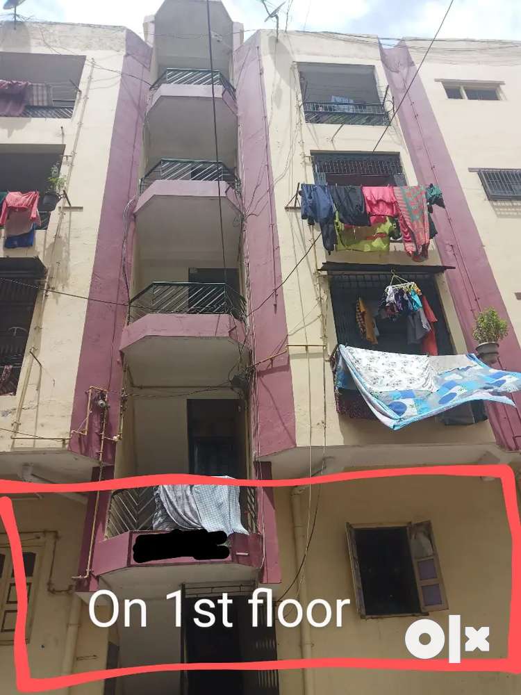1st floor flat for sale with sunlight and air.