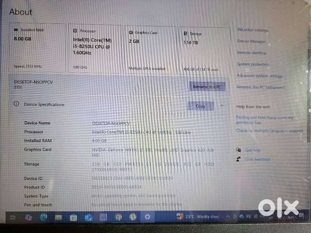 Lenovo IdeaPad 330 i5 8th Gen