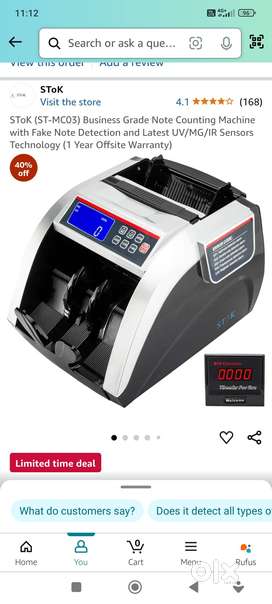 STOK (ST-MC03) Business Grade Note Counting Machine