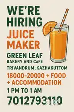 Juice Maker for Bakery.