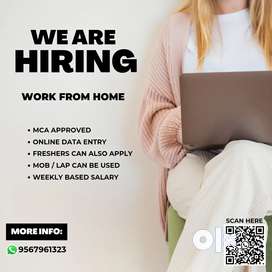 WORK FROM HOME~ MOBILE TYPING ~ WEEKLY BASED SALARY ASSURED//