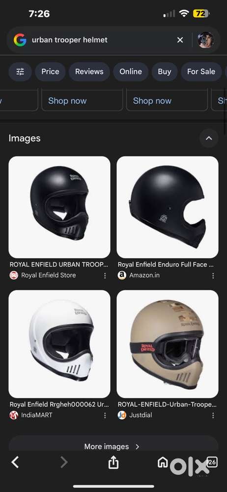 Looking for Royal Enfield Urban Trooper Helmet