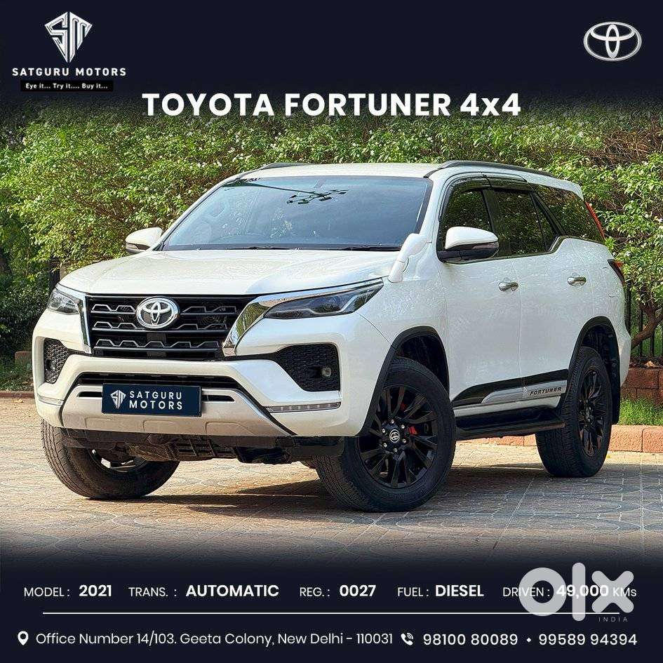 Toyota Fortuner 4X4 AT 2.8 Diesel, 2021, Diesel