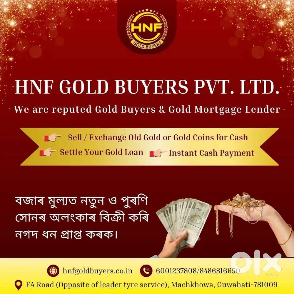Old gold buyers and gold loan settlement