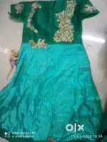 Full gaon on green color