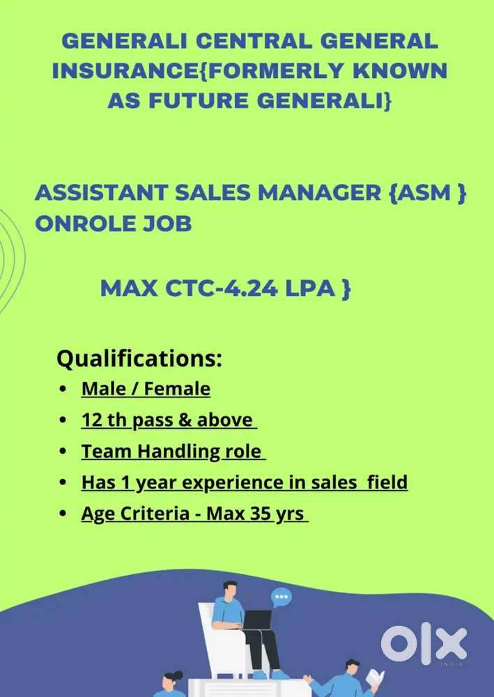 Pune/ASM/health insurance/12pass/Onrole/ctc upto 4.24LPA