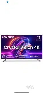 Samsung crystal i Smart 43 inch 4k