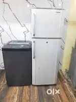 Samsung double door refrigerator & godrej washing machine available*_*