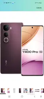 Vivo y 400 Pro new set condition ek Mahina Purana 8 /256