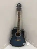 Acoustic Guitar Blue Color