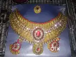 Red colour necklace