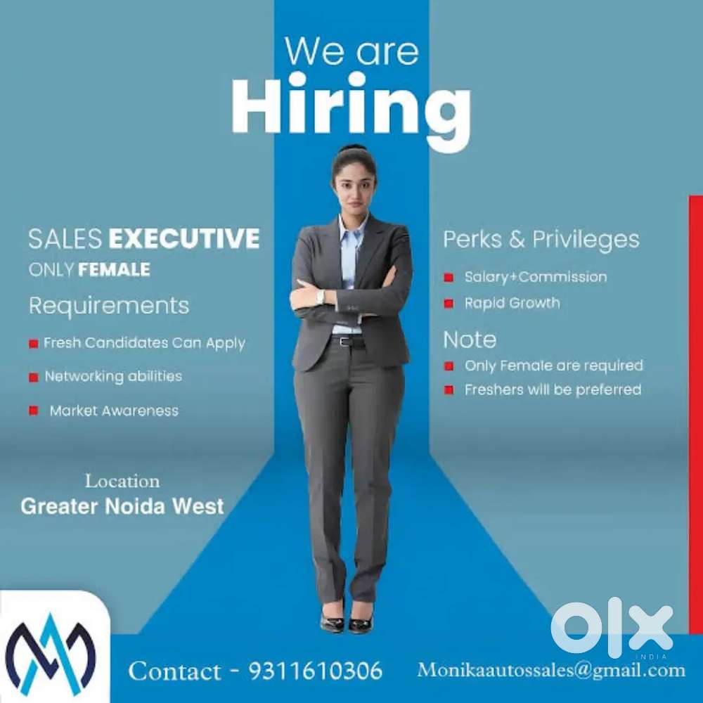 We are Hiring sales executive