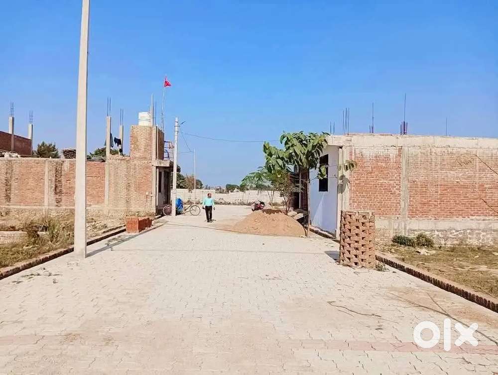 तुरंत घर बनाकर रहने योग्य प्लाट लखनऊ में आउटर रिंग रोड से लगी साइट