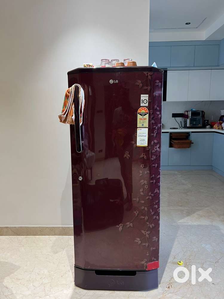 Lg fridge - red colour