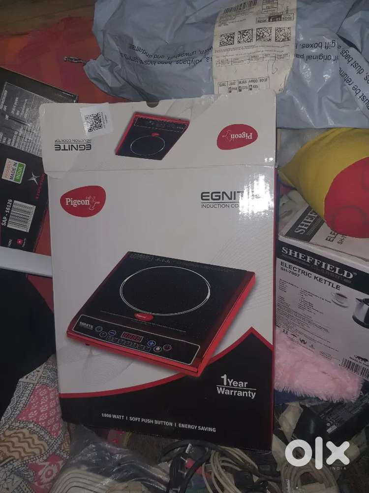 Pigeon.  Induction cook top