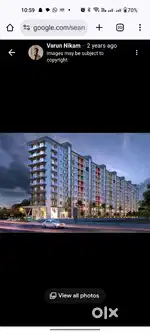 Semi furnished flat on rent