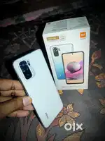 Redmi note 10s frost white 6GB ram. 128 GB Storage