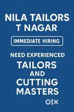 Wanted experienced tailors