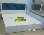 HAMZA FURNITURE NEW DESIGNER STYLISH  LOOK KING SIZE PARTICLE BED