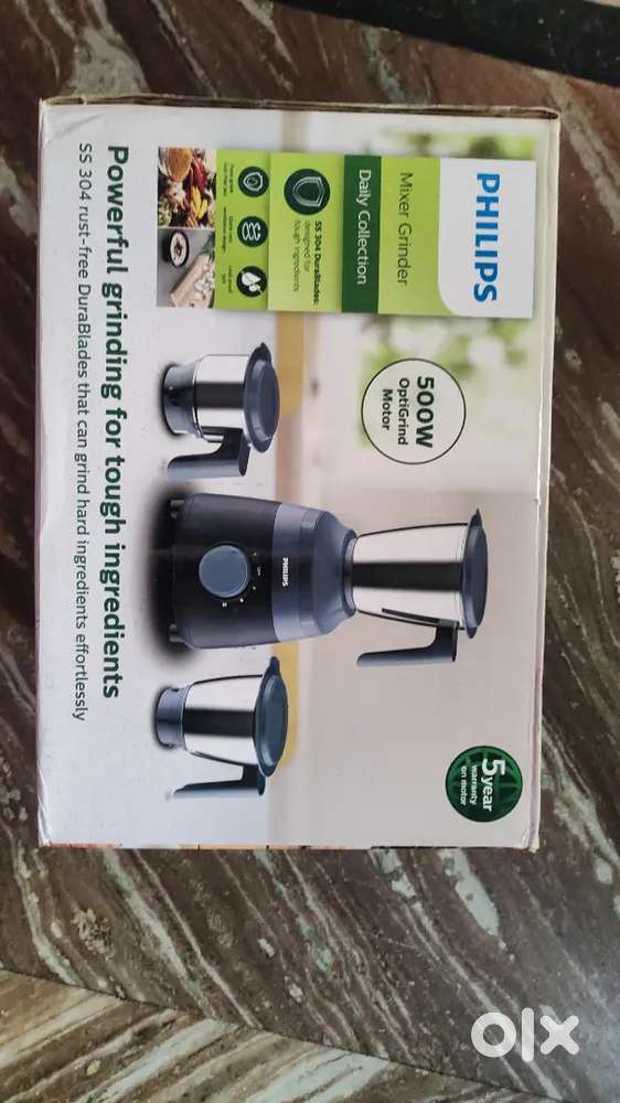 Philips mixer 500 watts sale new one not open