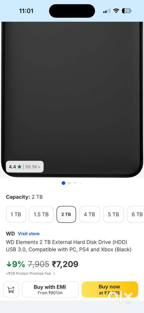 Gizga hard disk 2 tb