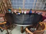 Solid Wood Dining Table & Chairs