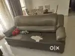 Old sofa three plus one plus one