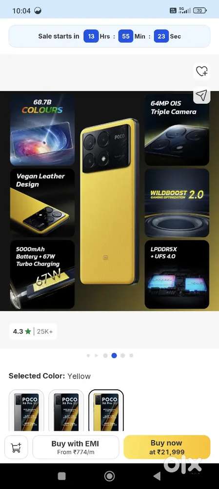 1 Year Old POCO X6 Pro