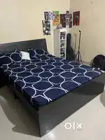 King Sized Bed with Matress (1 year used)
