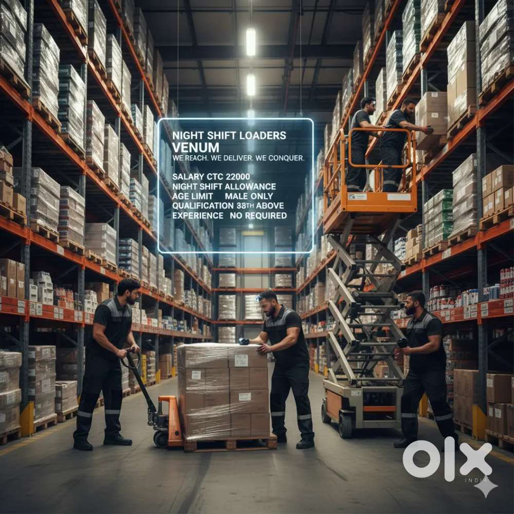 Loaders Wanted  Immediate Joiners!
Night Shift Available Fast joining