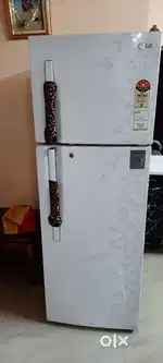 Lg double door fridge all ok running condition.310liters