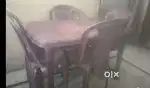 Nilkamal make Plastic Dinning Table and Chairs