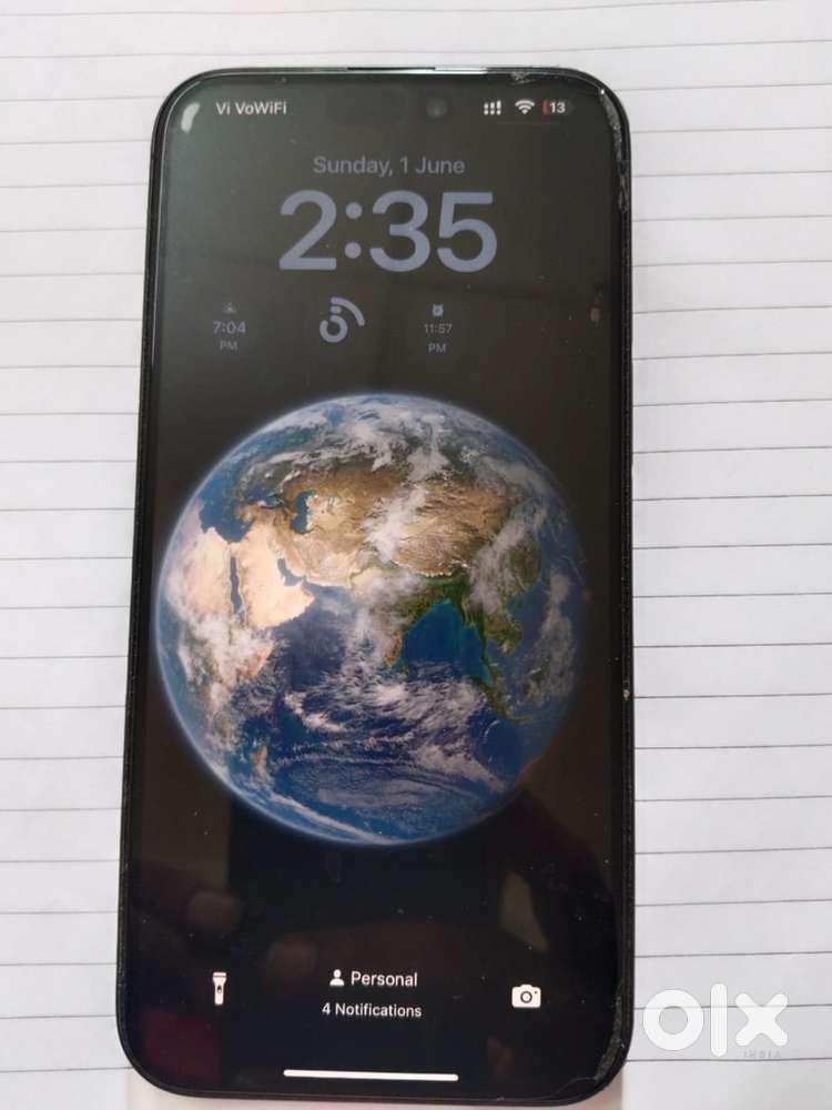 Iphone 15 Pro Max 256 GB Indian bill titanium black battery health 94%