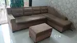 3 seater Sofa +lounger+ puffy