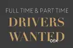 Wanted drivers [ partime/ fulltime]