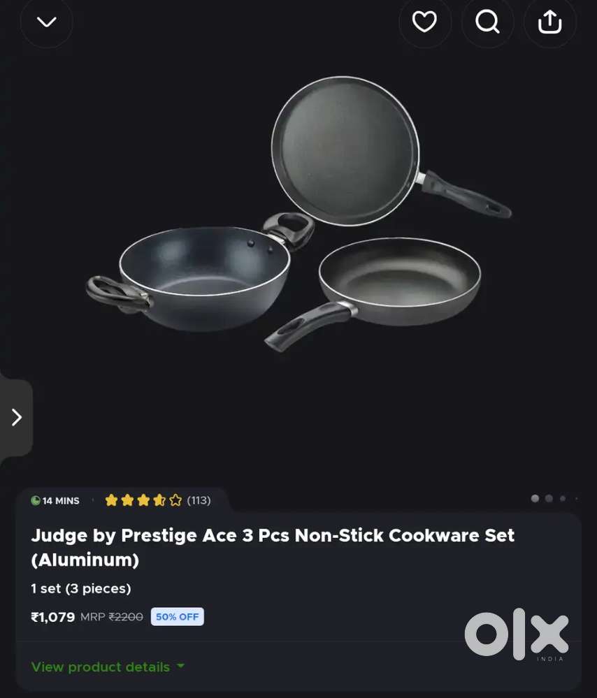cookware set by prestige