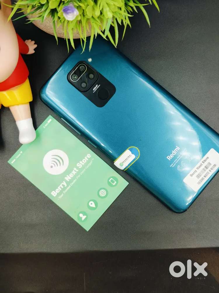 REDMI NOTE 9 6/128GB - MINT CONDITION MOBILE WITH BILL.