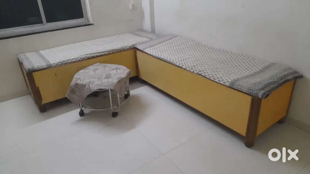 Refrigerator, Diwan set, Cupboard