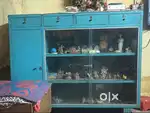 Glass + Steel Storage Shelf