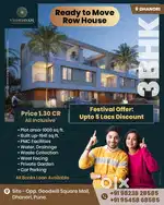 Ready To Move 3 BHK Row House for sell at Kamal Park, Dhanori.
