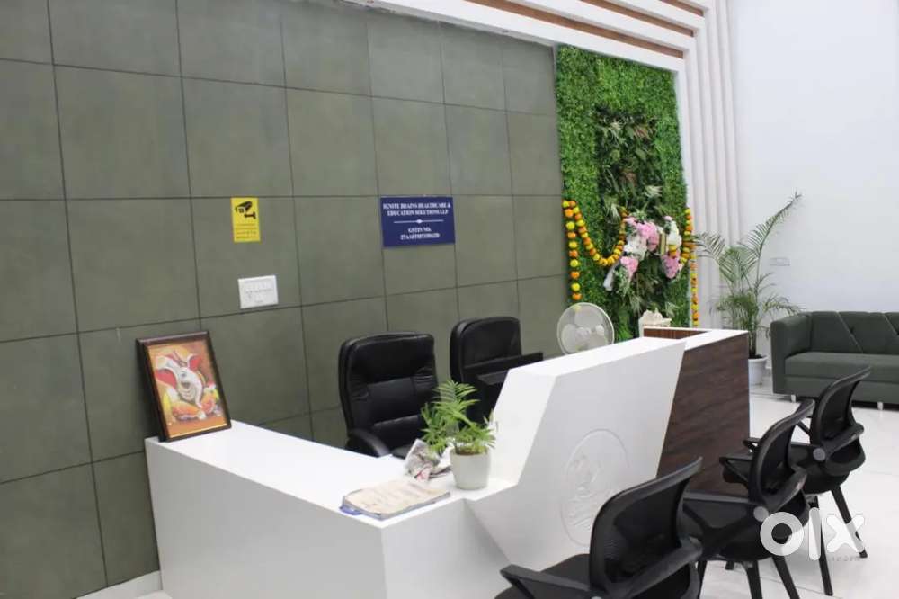 For rent fully furnished Newly building corporate office coaching use