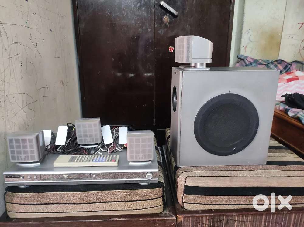 wharfedale home theatre 5.1 channel with remote control